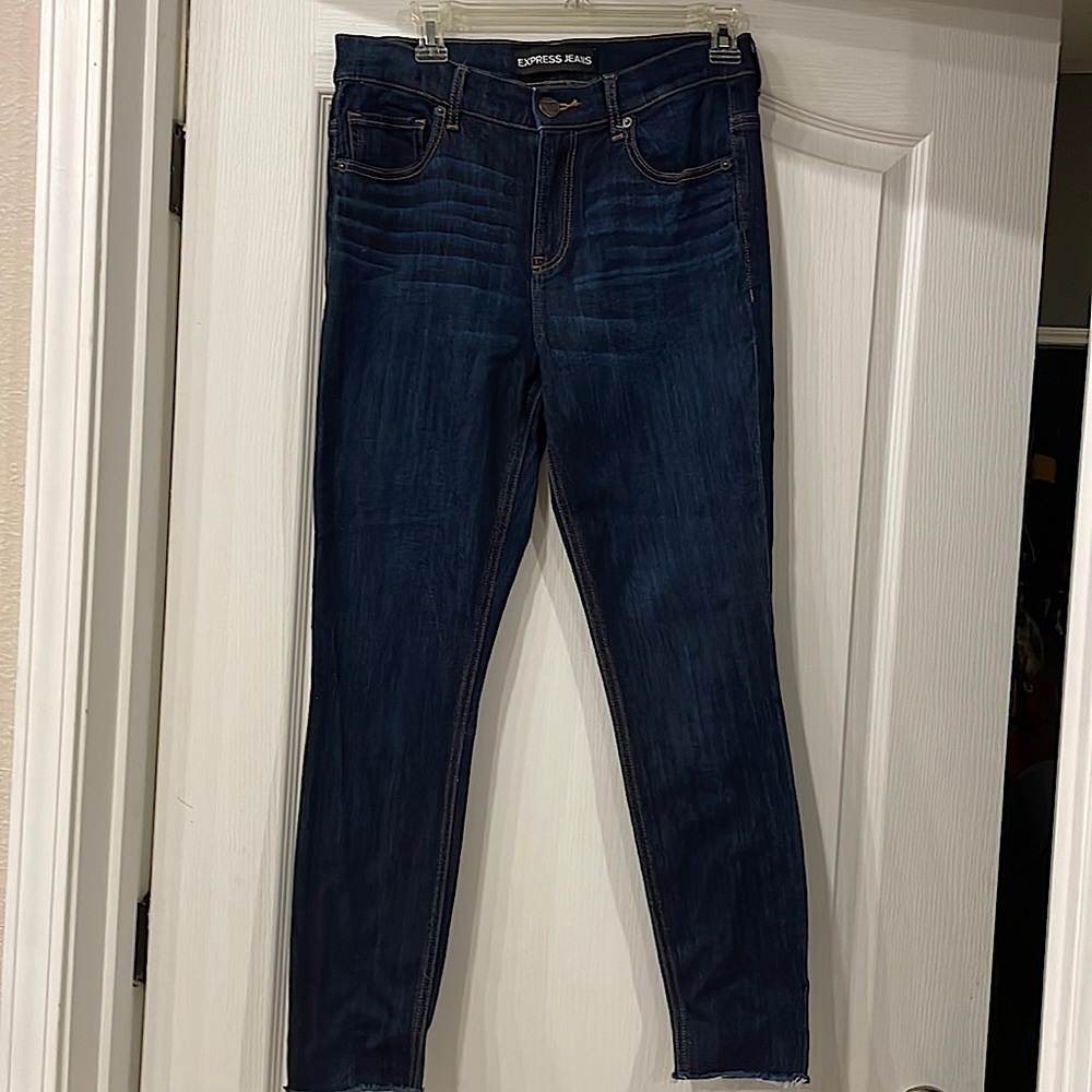 Dark Wash Jeggings- Express Size 8R
